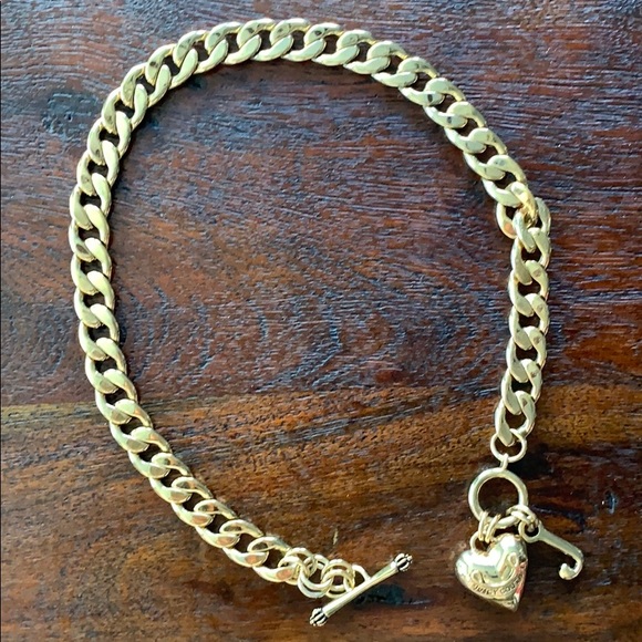 JUICY COUTURE BANNER HEART STARTER NECKLACE - Picture 3 of 4